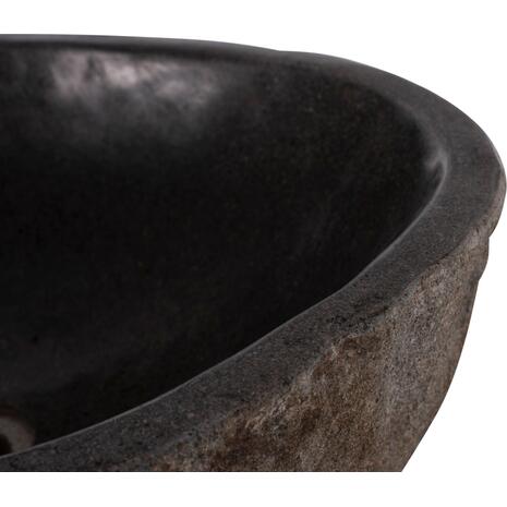 ΝΙΠΤΗΡΑΣ STONE SINK ΛΑΞΕΥΜΕΝΗ ΠΕΤΡΑ ΓΚΡΙ ΧΡΩΜΑ 40x40x20Yεκ.HM7807
