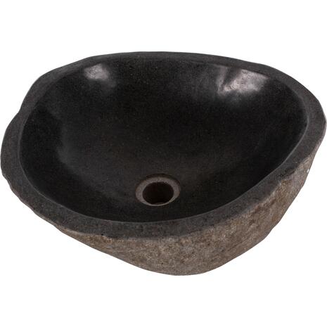 ΝΙΠΤΗΡΑΣ STONE SINK ΛΑΞΕΥΜΕΝΗ ΠΕΤΡΑ ΓΚΡΙ ΧΡΩΜΑ 40x40x20Yεκ.HM7807
