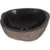 ΝΙΠΤΗΡΑΣ STONE SINK ΛΑΞΕΥΜΕΝΗ ΠΕΤΡΑ ΓΚΡΙ ΧΡΩΜΑ 40x40x20Yεκ.HM7807