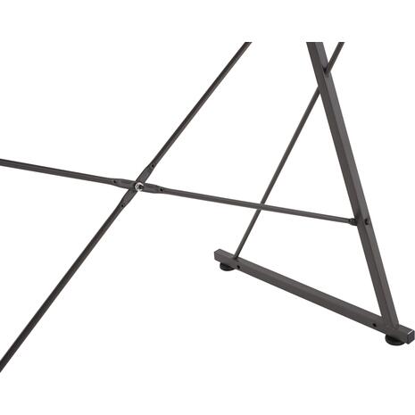 ΓΡΑΦΕΙΟ NOREX HM9317 ΜΕΤΑΛΛΙΚΟ ΜΑΥΡΟ ΜΕ MDF ΕΠΙΦΑΝΕΙΑ ΣΕ ΟΑΚ 116X48X89,5Υεκ.