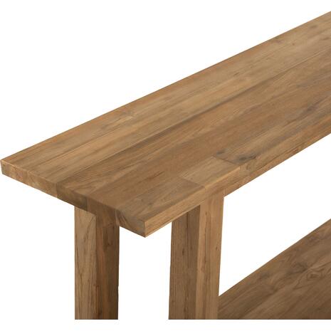 ΚΟΝΣΟΛΑ ΧΩΡΙΣ ΣΥΡΤΑΡΙ ΑΠΟ ΑΝΑΚΥΚΛΩΜΕΝΟ ΞΥΛΟ ΤΕΑΚ HM9554 240x45x91Υεκ.