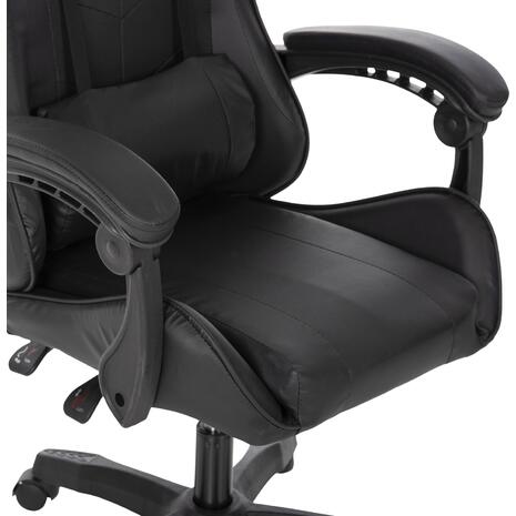 ΠΟΛΥΘΡΟΝΑ GAMING HM1185.04 ΣΕ ΧΡΩΜΑ ΜΑΥΡΟ 63x61x121Y εκ.
