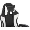 ΠΟΛΥΘΡΟΝΑ GAMING HM1185.03 ΣΕ ΧΡΩΜΑ ΜΑΥΡΟ-ΛΕΥΚΟ 3x61x121Y εκ.