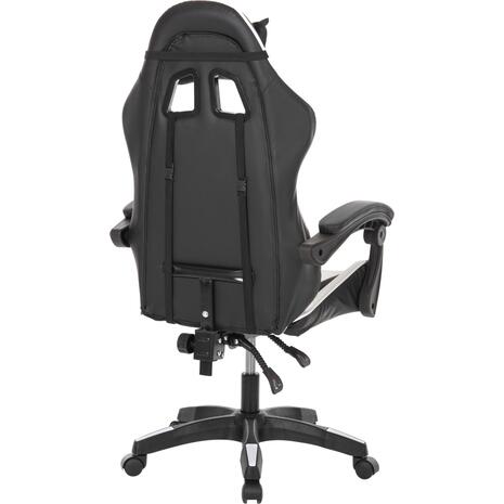 ΠΟΛΥΘΡΟΝΑ GAMING HM1185.03 ΣΕ ΧΡΩΜΑ ΜΑΥΡΟ-ΛΕΥΚΟ 3x61x121Y εκ.
