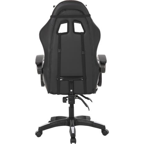 ΠΟΛΥΘΡΟΝΑ GAMING HM1185.03 ΣΕ ΧΡΩΜΑ ΜΑΥΡΟ-ΛΕΥΚΟ 3x61x121Y εκ.