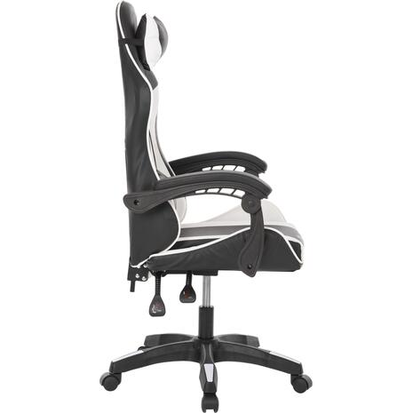 ΠΟΛΥΘΡΟΝΑ GAMING HM1185.03 ΣΕ ΧΡΩΜΑ ΜΑΥΡΟ-ΛΕΥΚΟ 3x61x121Y εκ.
