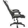 ΠΟΛΥΘΡΟΝΑ GAMING HM1185.03 ΣΕ ΧΡΩΜΑ ΜΑΥΡΟ-ΛΕΥΚΟ 3x61x121Y εκ.