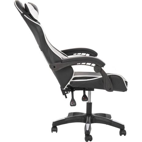 ΠΟΛΥΘΡΟΝΑ GAMING HM1185.03 ΣΕ ΧΡΩΜΑ ΜΑΥΡΟ-ΛΕΥΚΟ 3x61x121Y εκ.
