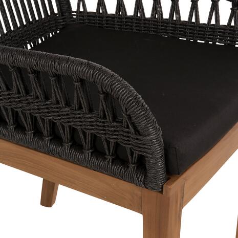 ΠΟΛΥΘΡΟΝΑ STARDOM HM9760.02 ΞΥΛΟ ΤΕΑΚ ΚΑΙ ΣΧΟΙΝΙ ΦΥΣΙΚΟ ΜΕ ΑΝΘΡΑΚΙ 57x65x83Yεκ.