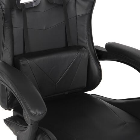ΠΟΛΥΘΡΟΝΑ GAMING EFFRON HM1186.02 PU ΣΕ ΜΑΥΡΟ ΧΡΩΜΑ 64x61x118Yεκ. (Μαύρο)