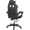 ΠΟΛΥΘΡΟΝΑ GAMING EFFRON HM1186.02 PU ΣΕ ΜΑΥΡΟ ΧΡΩΜΑ 64x61x118Yεκ. (Μαύρο)