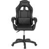ΠΟΛΥΘΡΟΝΑ GAMING EFFRON HM1186.02 PU ΣΕ ΜΑΥΡΟ ΧΡΩΜΑ 64x61x118Yεκ. (Μαύρο)