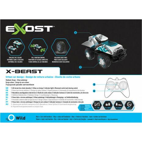 Τηλεκατευθυνόμενο αυτοκινητάκι Exost X-Monster Και X-Beast σε διάφορα σχέδια