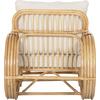 ΠΟΛΥΘΡΟΝΑ BARONESS HM9813 ΦΥΣΙΚΟ RATTAN ΚΑΙ ΛΕΥΚΑ ΜΑΞΙΛΑΡΙΑ 81x90x92Yεκ.
