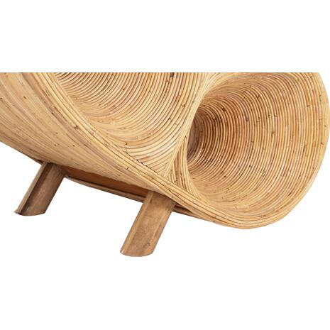 ΠΟΛΥΘΡΟΝΑ CURVY LOUNGE HM9645.01 ΑΠΟ RATTAN ΣΕ ΦΥΣΙΚΗ ΑΠΟΧΡΩΣΗ 63x128x97Y εκ.