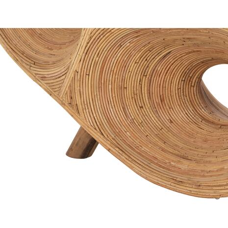 ΠΟΛΥΘΡΟΝΑ CURVY LOUNGE HM9645.01 ΑΠΟ RATTAN ΣΕ ΦΥΣΙΚΗ ΑΠΟΧΡΩΣΗ 63x128x97Y εκ.