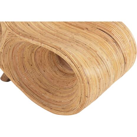 ΠΟΛΥΘΡΟΝΑ CURVY LOUNGE HM9645.01 ΑΠΟ RATTAN ΣΕ ΦΥΣΙΚΗ ΑΠΟΧΡΩΣΗ 63x128x97Y εκ.