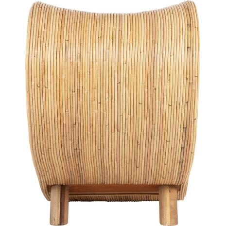 ΠΟΛΥΘΡΟΝΑ CURVY LOUNGE HM9645.01 ΑΠΟ RATTAN ΣΕ ΦΥΣΙΚΗ ΑΠΟΧΡΩΣΗ 63x128x97Y εκ.