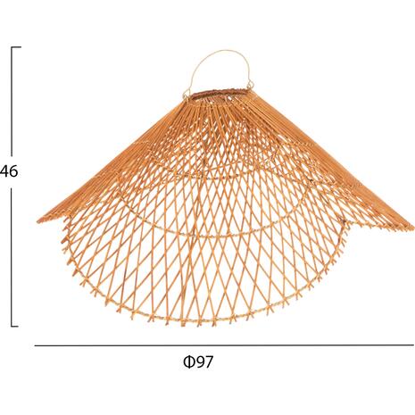 ΦΩΤΙΣΤΙΚΟ ΟΡΟΦΗΣ ΚΡΕΜΑΣΤΟ HM7880.02 RATTAN ΣΕ ΜΠΕΖ ΤΗΣ ΑΜΜΟΥ ΧΡΩΜΑ Φ97x46Υεκ
