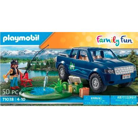 Playmobil Family Fun Ψαράς και Όχημα Pick-Up (71038)