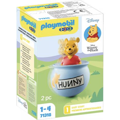 Playmobil 1.2.3 And Disney Ο Γουίνι Με Ένα Βάζο Μέλι (71318)