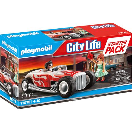 Playmobil City Life Starter Pack Ζευγάρι Με Vintage Αυτοκίνητο (71078)