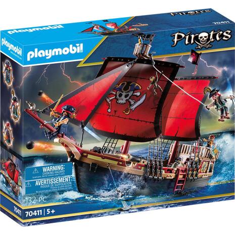 Playmobil Pirates Πειρατική Ναυαρχίδα (70411)