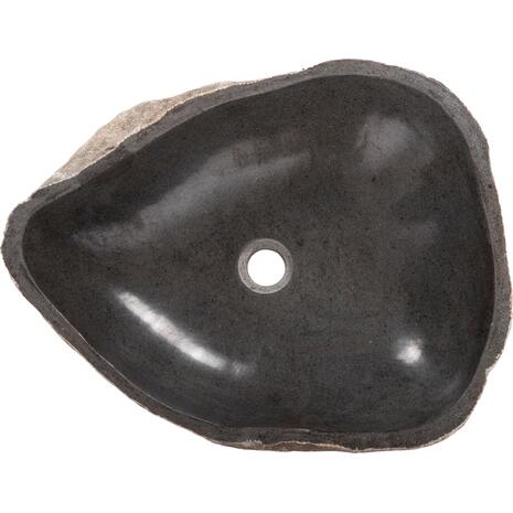 ΝΙΠΤΗΡΑΣ STONE SINK ΛΑΞΕΥΜΕΝΗ ΠΕΤΡΑ ΓΚΡΙ ΑΠΟΧΡΩΣΗ HM4193 55x44x16Υ εκ.