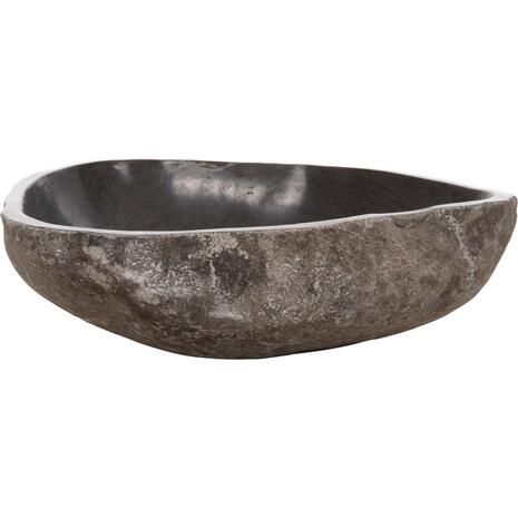 ΝΙΠΤΗΡΑΣ STONE SINK ΛΑΞΕΥΜΕΝΗ ΠΕΤΡΑ ΓΚΡΙ ΑΠΟΧΡΩΣΗ HM4193 55x44x16Υ εκ.
