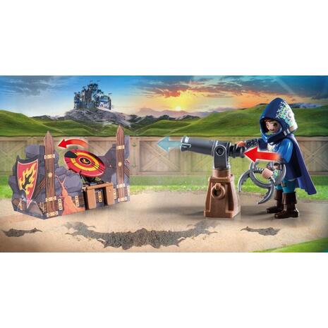 Playmobil Novelmore Burnham Raiders-Ιππότης & Άλογο Της Φωτιάς (71213)