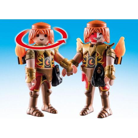 Playmobil Novelmore Burnham Raiders-Ιππότης & Άλογο Της Φωτιάς (71213)