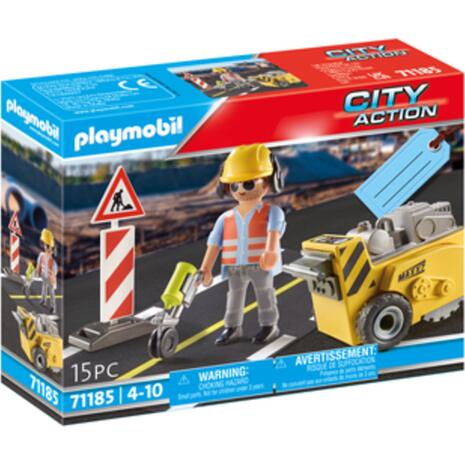 Playmobil City Action Οδικά Έργα (71185)