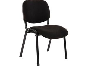 ΚΑΡΕΚΛΑ JANISHA HM1010.11 HOMEMARKT ΜΕ ΥΦΑΣΜΑ ΜΑΥΡΟ 53,5x59x77Υεκ. (Μαύρο)