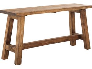 ΒΟΗΘΗΤΙΚΟ ΤΡΑΠΕΖΑΚΙ RANCH HM9752 ΞΥΛΟ ΜΑΟΝΙ ΣΕ ΦΥΣΙΚΟ ΧΡΩΜΑ 90x25x45Yεκ.