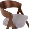 ΚΑΡΕΚΛΑ NEKKER HM9739.01 RUBBERWOOD ΣΕ ΚΑΡΥΔΙ-ΜΠΕΖ ΥΦΑΣΜΑ ΚΑΘΙΣΜΑ 56x55x78Yεκ. (σετ 2 τεμαχίων)