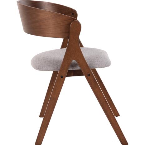 ΚΑΡΕΚΛΑ NEKKER HM9739.01 RUBBERWOOD ΣΕ ΚΑΡΥΔΙ-ΜΠΕΖ ΥΦΑΣΜΑ ΚΑΘΙΣΜΑ 56x55x78Yεκ. (σετ 2 τεμαχίων)