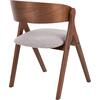 ΚΑΡΕΚΛΑ NEKKER HM9739.01 RUBBERWOOD ΣΕ ΚΑΡΥΔΙ-ΜΠΕΖ ΥΦΑΣΜΑ ΚΑΘΙΣΜΑ 56x55x78Yεκ. (σετ 2 τεμαχίων)