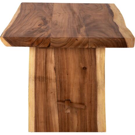 ΤΡΑΠΕΖΙ ΤΡΑΠΕΖΑΡΙΑΣ EGON HM9490 ΜΑΣΙΦ ΞΥΛΟ SUAR 7,5εκ.TOP-ΦΥΣΙΚΟ 200x100x80Υεκ.