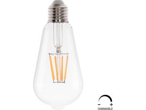 ΛΑΜΠΤΗΡΑΣ HM4188.01 LED FILAMENT 8W E27 DIMMABLE 2700K ΔΙΑΦΑΝΟΣ