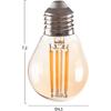 ΛΑΜΠΤΗΡΑΣ HM4046.02 LED FILAMENT 6W E27 3000K GOLD DIMMABLE