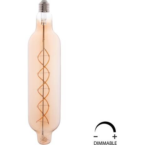 ΛΑΜΠΤΗΡΑΣ JHD-NW7775 LED FILAMENT 8W E27 3000K GOLD COLOR DIMMABLE HM4055.02