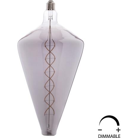 ΛΑΜΠΤΗΡΑΣ LED FILAMENT 8W E27 3000K SMOKE COLOR DIMMABLE  HM4054.03