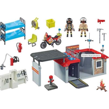 Playmobil City Action Πυροσβεστικός Σταθμός (71193)