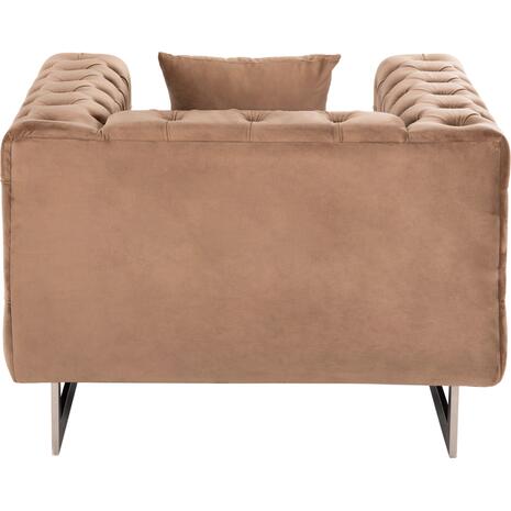 ΠΟΛΥΘΡΟΝΑ τ.CHESTERFIELD MOBAR HM3261.03 ΜΠΕΖ ΒΕΛΟΥΔΟ-ΜΕΤΑΛΛΙΚΑ ΠΟΔΙΑ 99x86,5x77Υεκ. (Μπεζ)