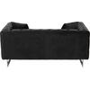ΚΑΝΑΠΕΣ τ.CHESTERFIELD MOBAR HM3262.04 ΜΑΥΡΟ ΒΕΛΟΥΔΟ-ΜΕΤΑΛΛΙΚΑ ΠΟΔΙΑ 154x85x68Υεκ