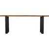 ΚΟΝΣΟΛΑ SHIRE HM9800 ΑΝΑΚΥΚΛΩΜΕΝΟ ΞΥΛΟ TEAK-ΜΑΥΡΕΣ ΜΕΤΑΛΛΙΚΕΣ ΒΑΣΕΙΣ 240x50x90Yεκ