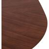 ΤΡΑΠΕΖΙ ΤΡΑΠΕΖΑΡΙΑΣ RINER HM9733 MDF ΜΕ ΚΑΠΛΑΜΑ ΚΑΡΥΔΙΑΣ 150x150x75Υ εκ. (Καρυδί)
