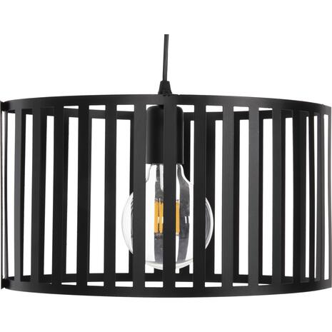 ΦΩΤΙΣΤΙΚΟ ΟΡΟΦΗΣ ΚΡΕΜΑΣΤΟ HM4113 ΜΑΥΡΟ ΜΕΤΑΛΛΟ 34x23x121Υεκ.