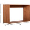 ΡΑΦΙΕΡΑ CHENGIS HM9830 3ΤΜΧ ΞΥΛΟ TEAK ΣΕ ΦΥΣΙΚΟ ΧΡΩΜΑ 60x20x38Υεκ