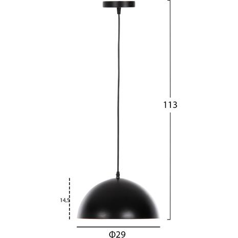 ΦΩΤΙΣΤΙΚΟ ΟΡΟΦΗΣ ΚΡΕΜΑΣΤΟ HM4153 ΜΑΥΡΟ-ΧΡΥΣΟ ΚΑΠΕΛΟ ΑΛΟΥΜΙΝΙΟΥ Φ29x113Υεκ.